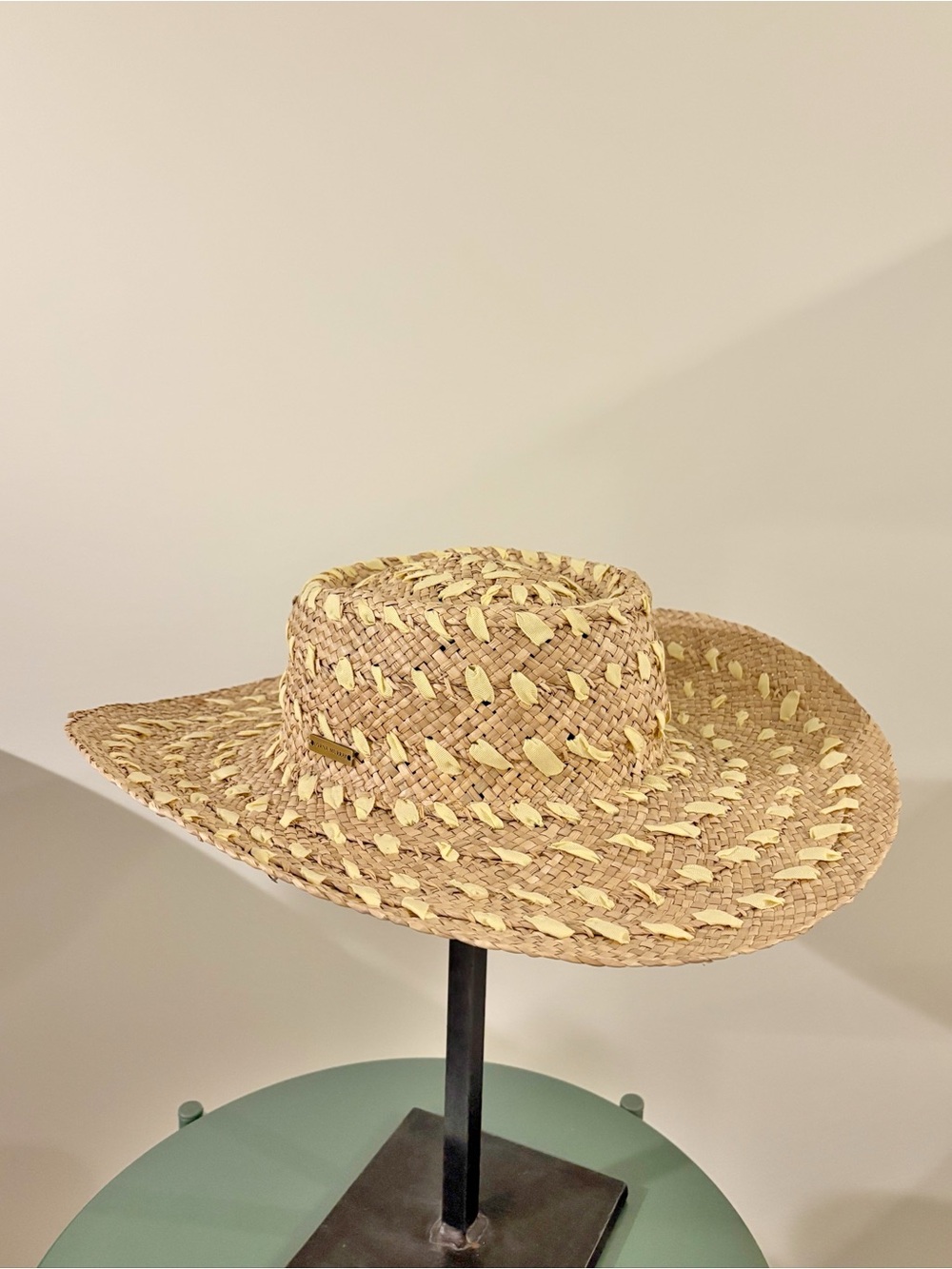 Lorna Murray || Palmy Island Hat Lemonade Raffia Tan Yellow‎ OS